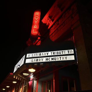 Royal theater at night
